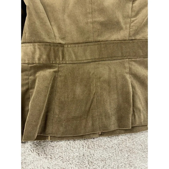 St John Knits Sport Corduroy Fabric Jacket Caramel Size P NWT MSRP $900 - Picture 13 of 16